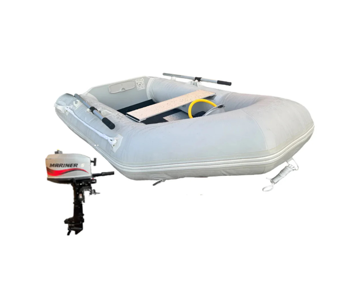 Inflatable dinghy 3.00M 4-Man Equipped with Mariner 5hp – Inflatable ...