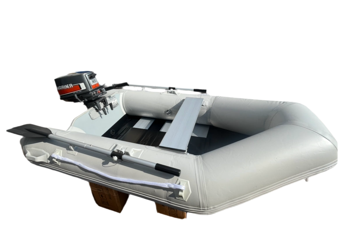 Inflatable Dinghy 2.30M with Mariner 4hp Outboard – Inflatable Dinghies