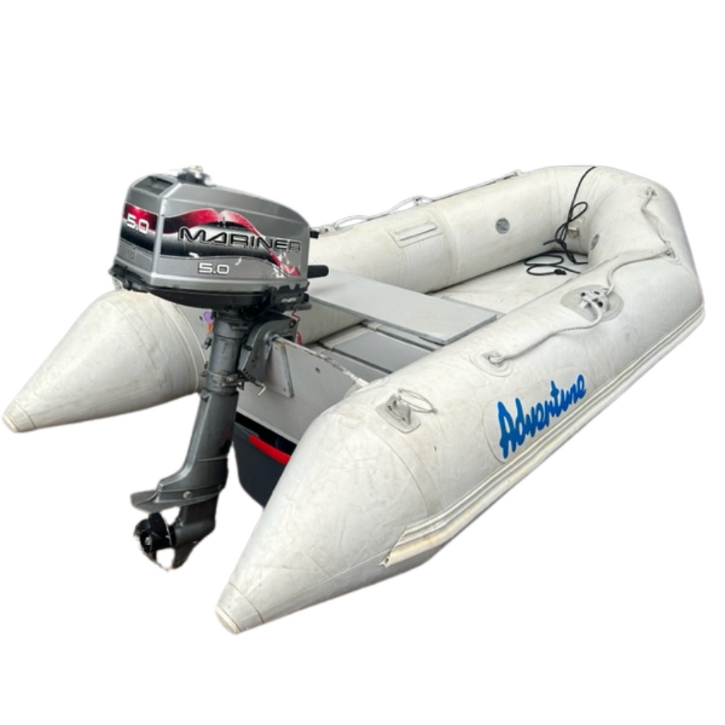 Dimghy Inflatable Inflatable dinghy with Mariner 5hp outboard – Inflatable Dinghies
